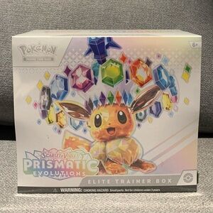Pokemon TCG Scarlet & Violet Prismatic Evolutions Elite Trainer Box SEALED ETB